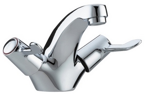 Two Lever Mono Basin Mixer Tap