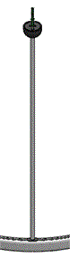 Curtain Rail Support Rod