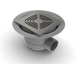 Tiled Floor Stainless Steel Horizontal Gravity Waste-UTT01/H