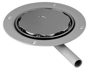 Vinyl Floor Chrome Effect Pumped Waste-TAD3/CP